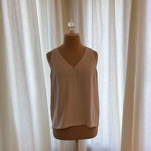 Cream Sweater Tank Top